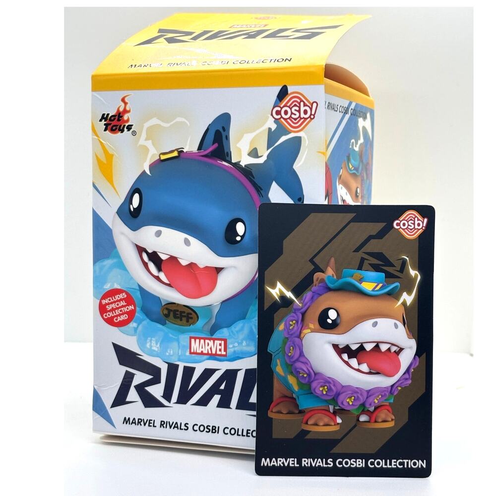 Marvel x Disney x Cosbi, Marvel Rivals Jeff Sunshine Land Shark Figurine, New - Picture 3 of 5